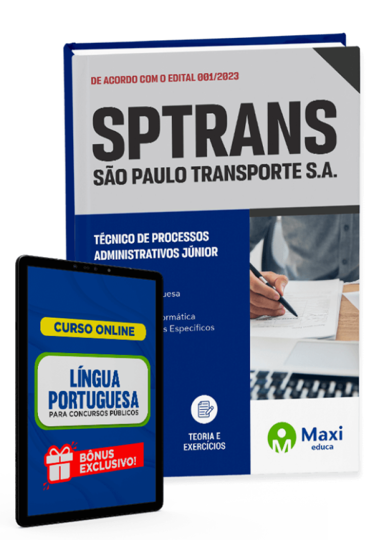 - Apostila SPTrans - 2023 Técnico de Processos Administrativos Júnior