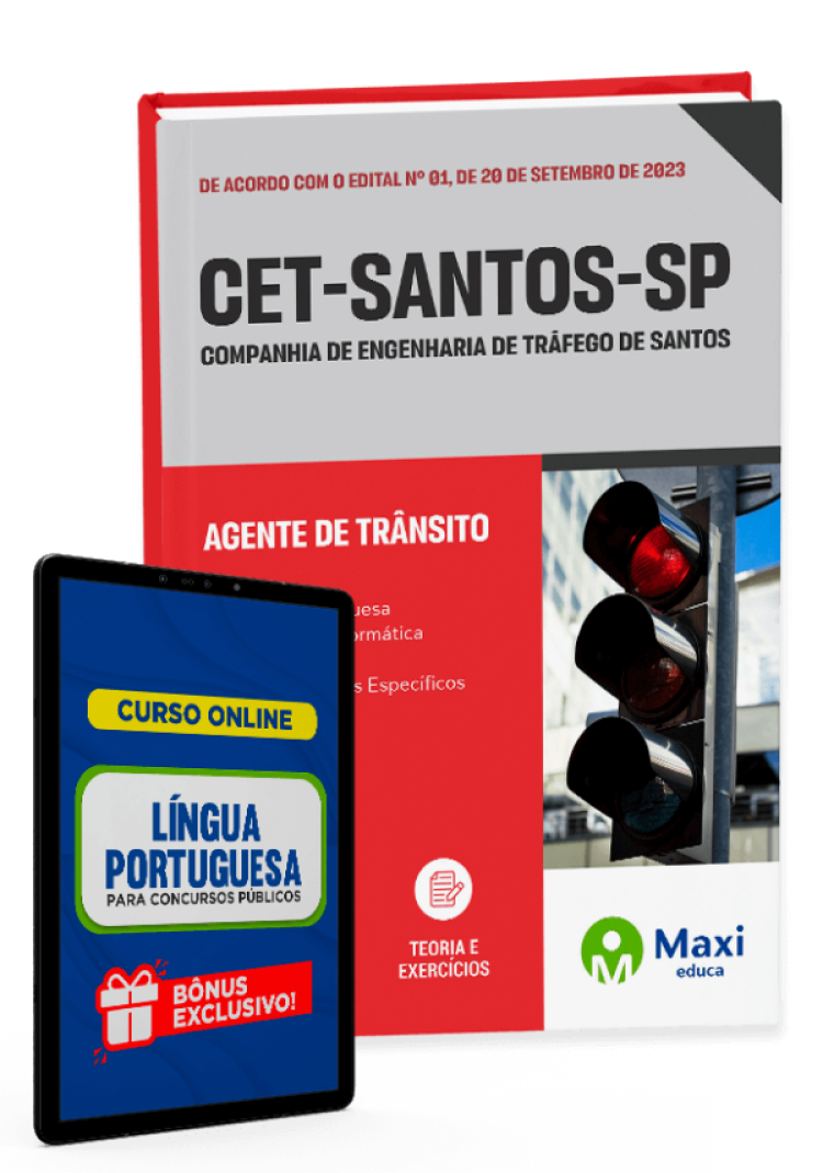 - Apostila CET-SANTOS-SP - 2023 Agente de Trânsito