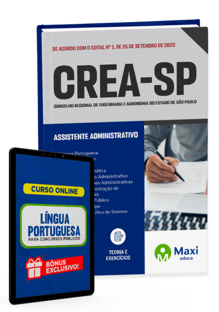 - Apostila CREA-SP - 2023 Assistente Administrativo