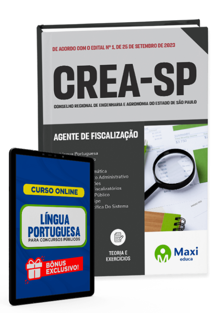 - Apostila CREA-SP - 2023 Agente de Fiscalização