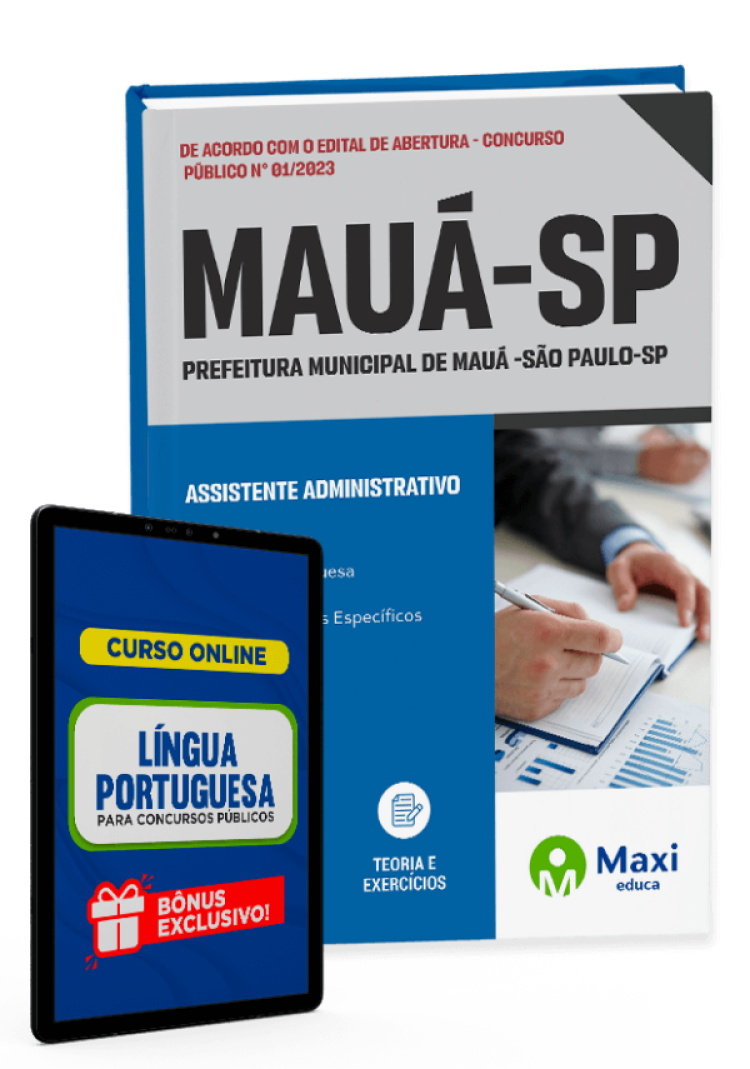 - Apostila Prefeitura de Mauá - SP - 2023 Assistente Administrativo