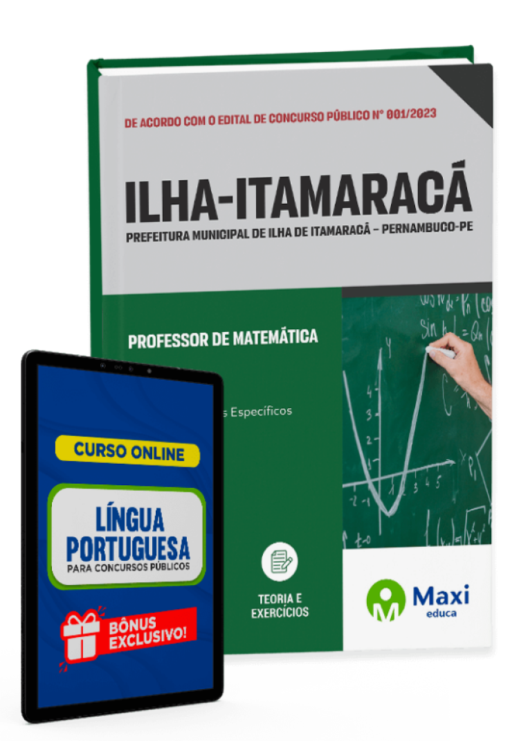- Apostila Prefeitura de Ilha de Itamaracá - PE Professor de Matemática