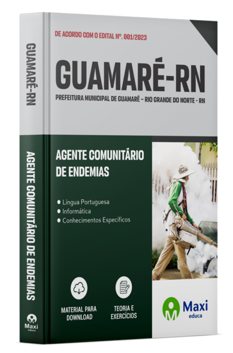 - Apostila Prefeitura de Guamaré - RN - 2023 Agente Comunitário de Endemias
