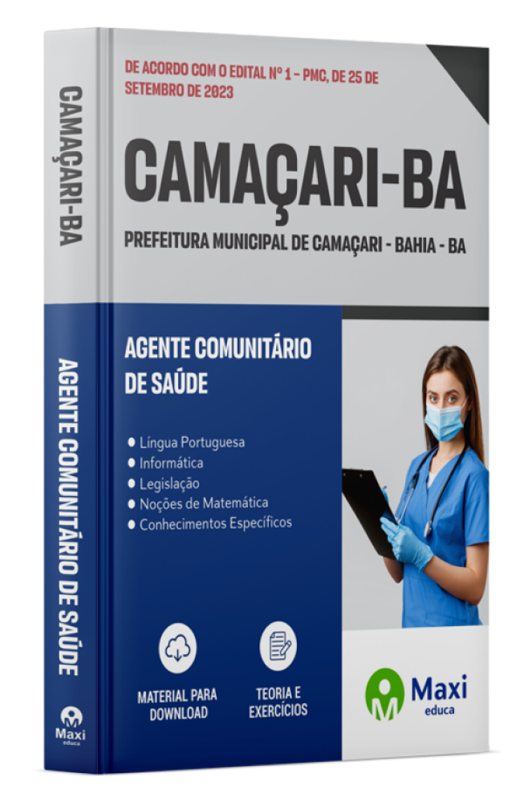 - Apostila Prefeitura de Camaçari - BA - 2023 Agente Comunitário de Saúde