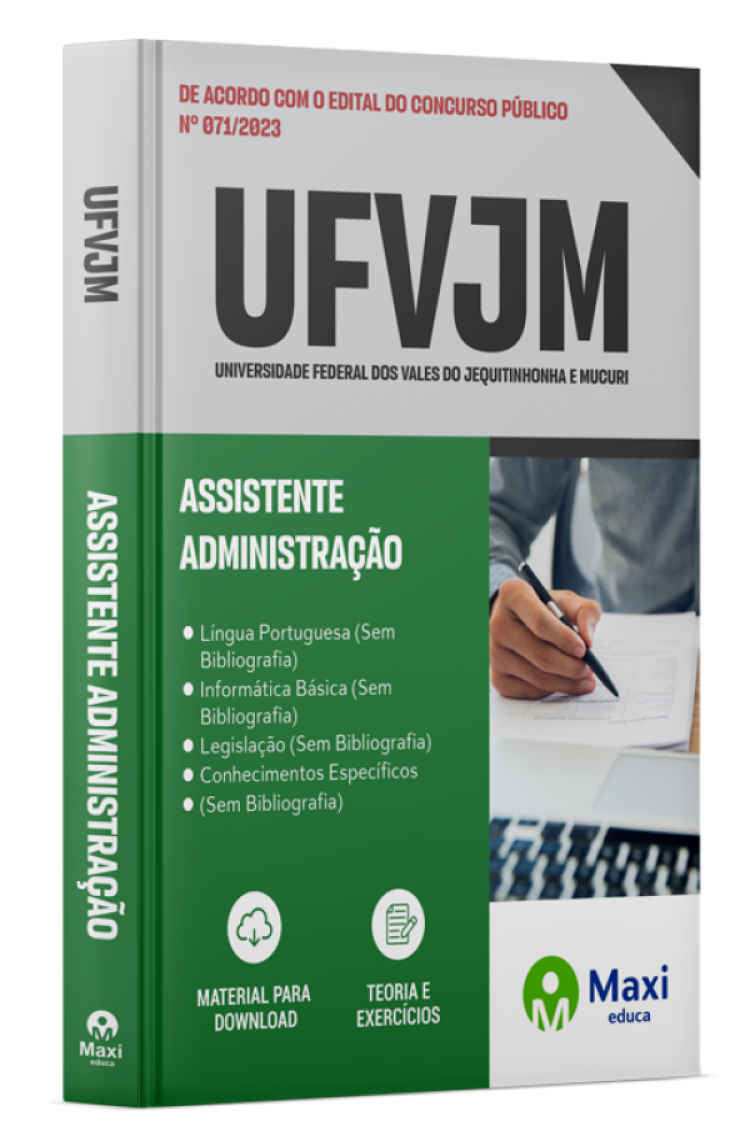 - Apostila UFVJM - 2023 Assistente Administração