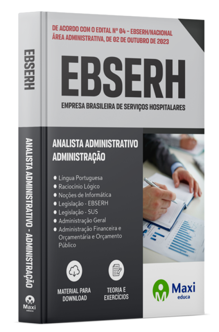 - Apostila EBSERH 2023 Analista Administrativo - Administração