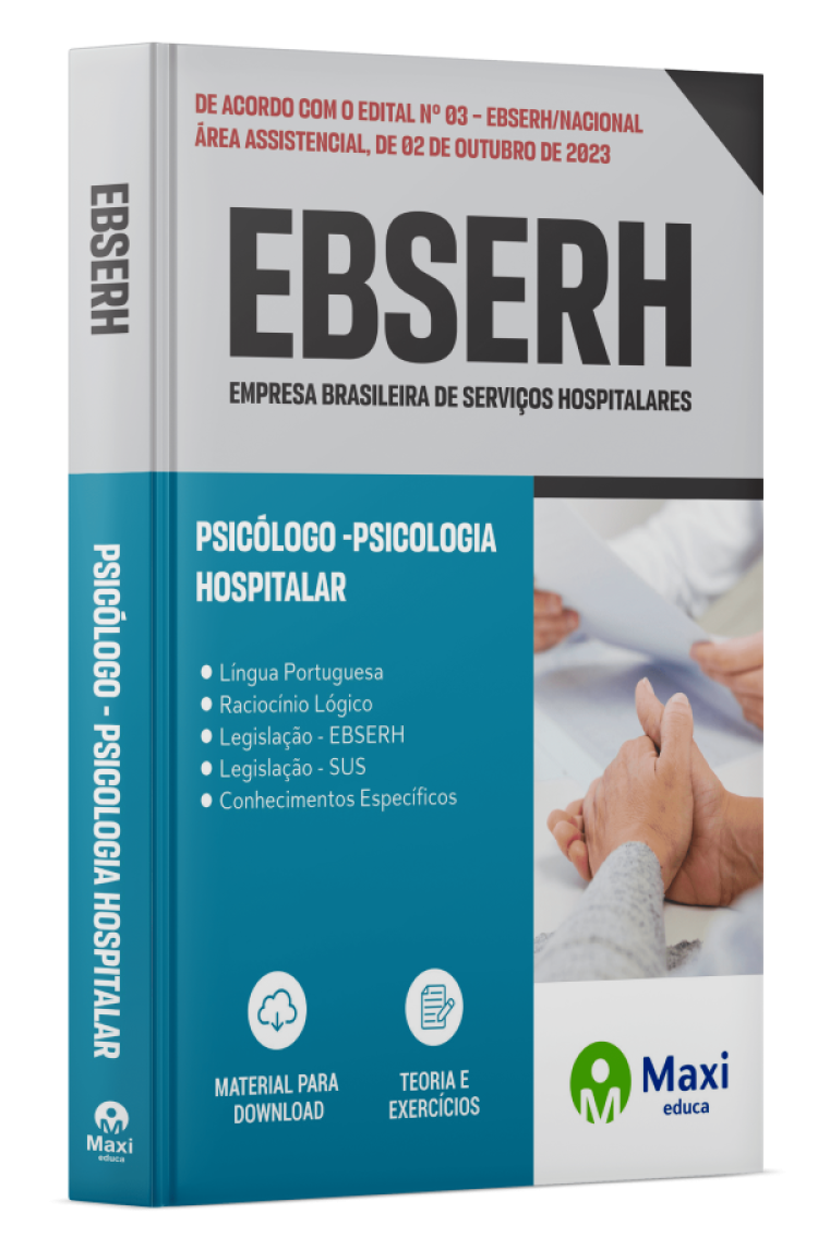 - Apostila EBSERH 2023 Psicólogo - Psicologia Hospitalar