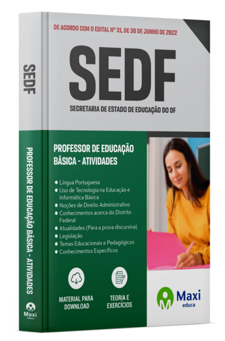 - Apostila SEDF - 2023 Professor de Educação Básica - Atividades