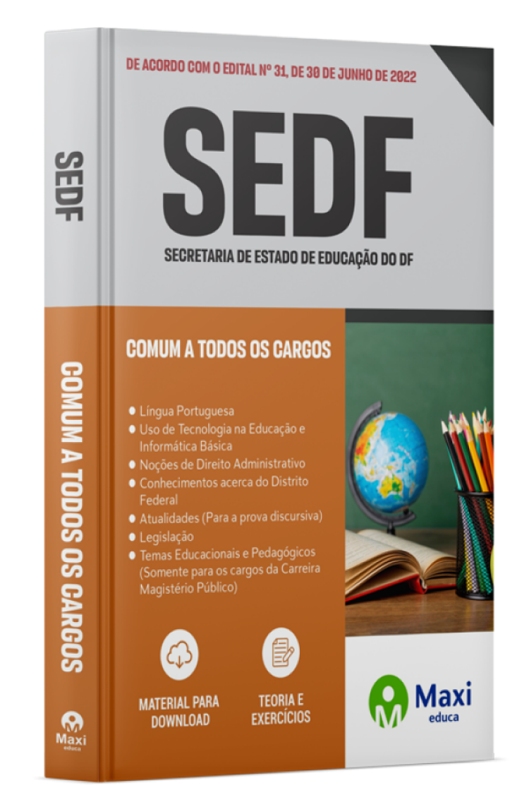 - Apostila SEDF - 2023 Comum a todos os cargos Educacionais