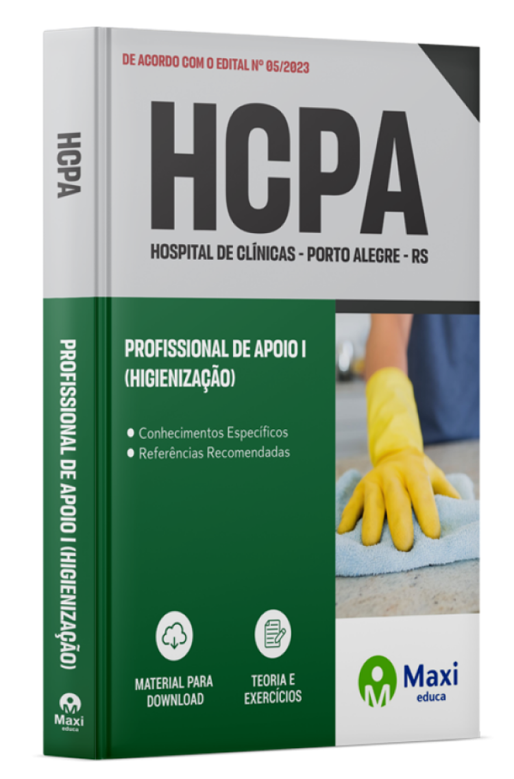 - Apostila HCPA 2023 Profissional de Apoio I (Higienização)