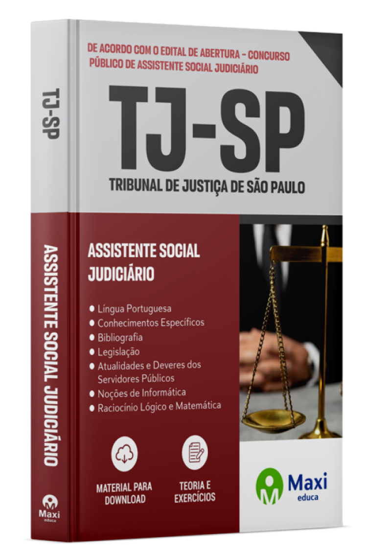- Apostila TJ-SP - 2023 Assistente Social Judiciário
