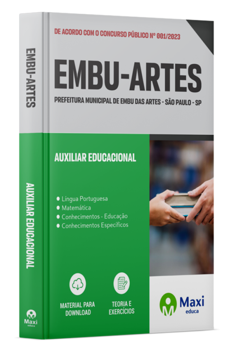 - Apostila Prefeitura de Embu das Artes - SP - 2023 Auxiliar Educacional