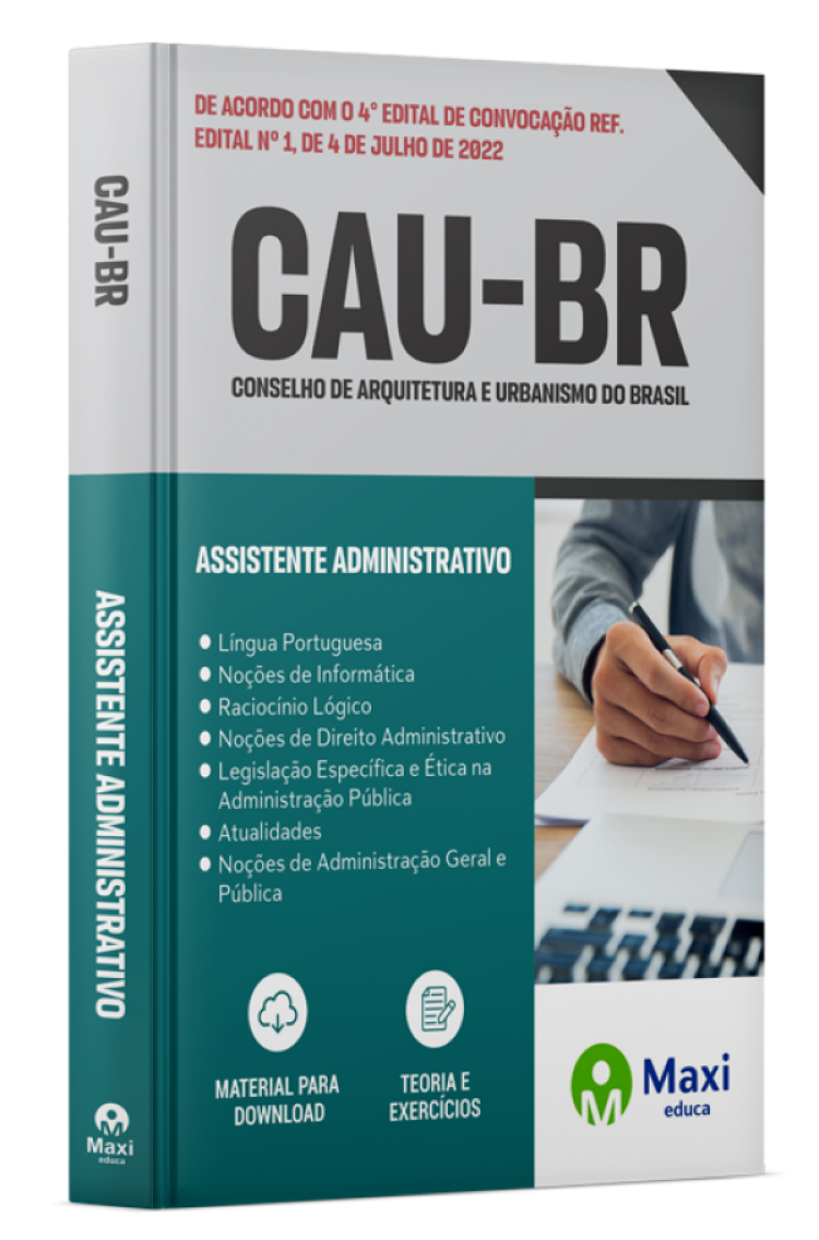 - Apostila CAU BR 2023 Assistente Administrativo