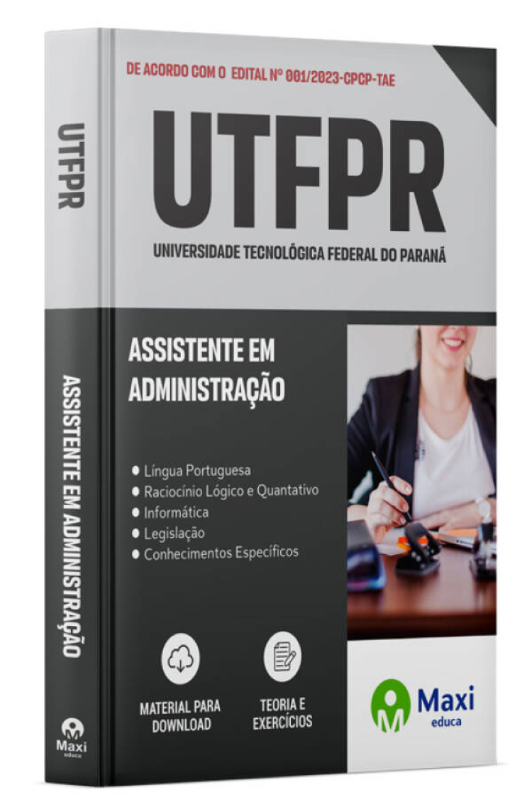 - Apostila UTFPR 2023 Assistente em Administração