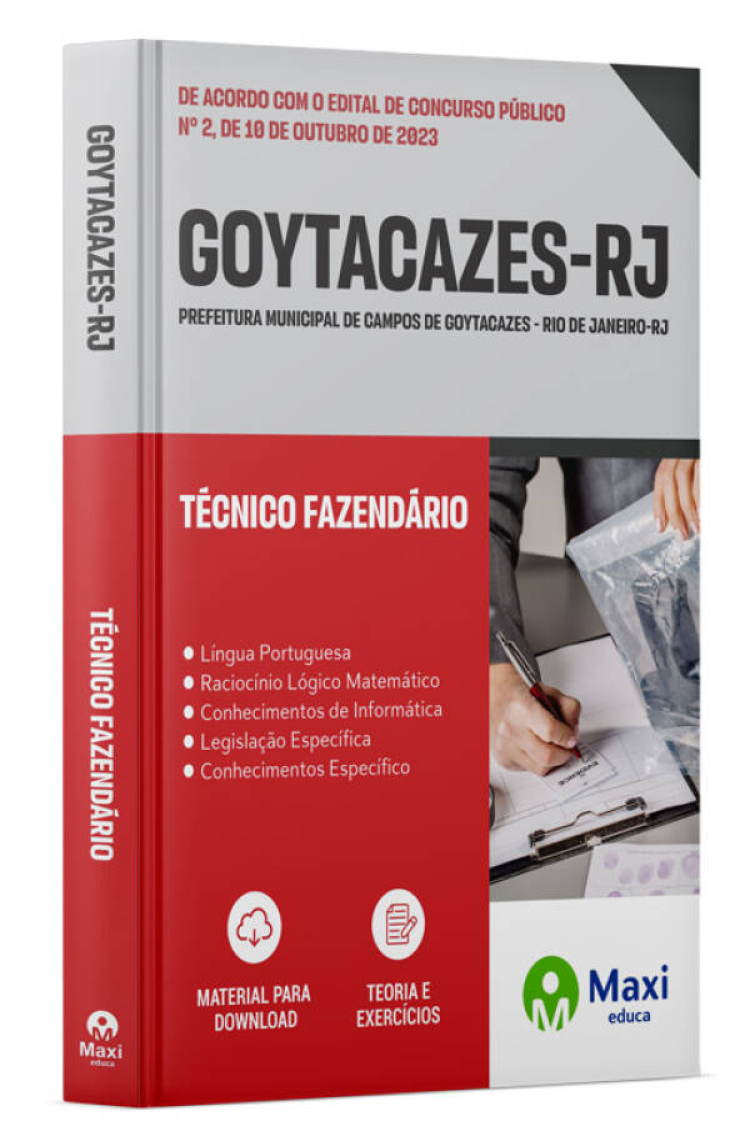 - Apostila Prefeitura de Campos de Goytacazes-RJ 2023 Técnico Fazendário