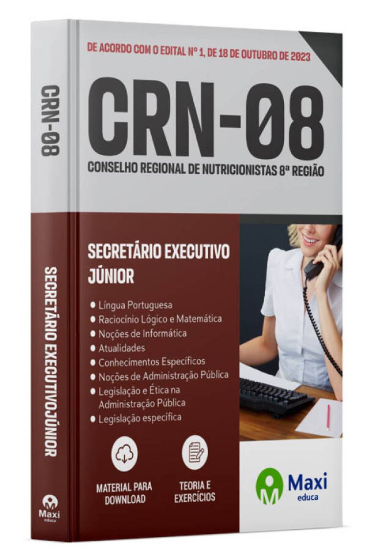 - Apostila CRN-8 2023 Secretário Executivo Júnior