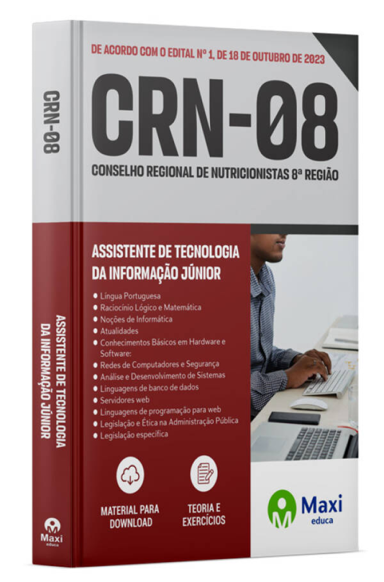 - Apostila CRN-8 2023 Assistente de Tecnologia da Informação Júnior